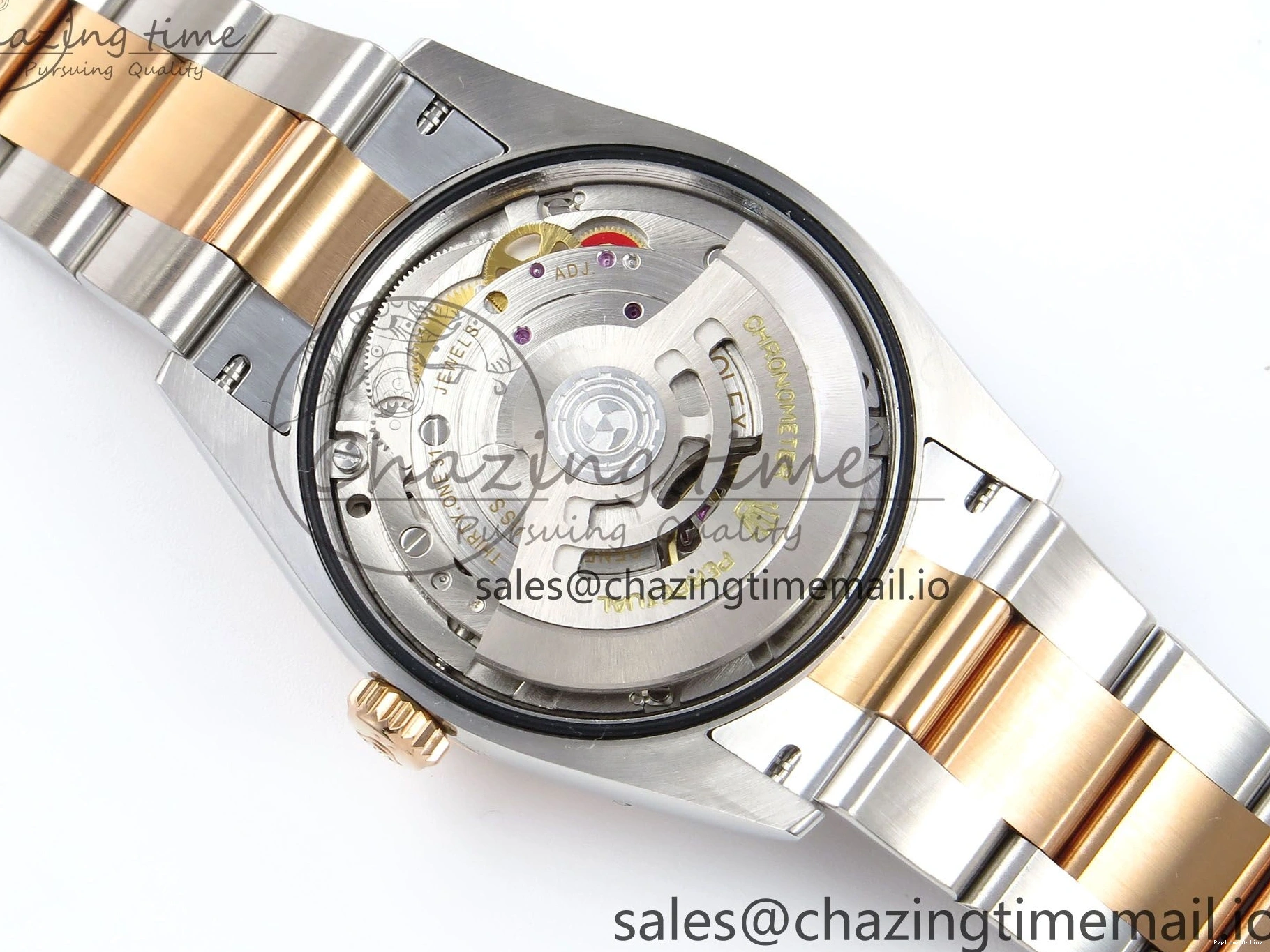 1222 TechFriendly DateJust 36 126231 EWEF Best Edition Gray Stick Dial on SS RG Oyster Bracelet A 661